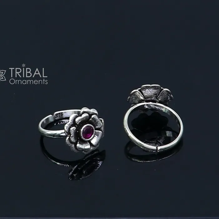 Rings 925 sterling silver womens toe rings tribal ethnic cultural jewelry from india ntr112 TRIBAL ORNAMENTS Rings 925 sterling silver womens toe rings tribal ethnic cultural jewelry from india ntr112 TRIBAL ORNAMENTS