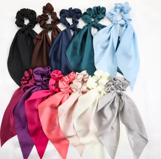 Rings Bow Scrunchie Jewelvers