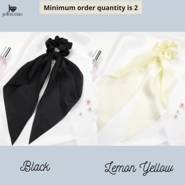 Rings Bow Scrunchie Jewelvers