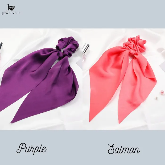 Rings Bow Scrunchie Jewelvers