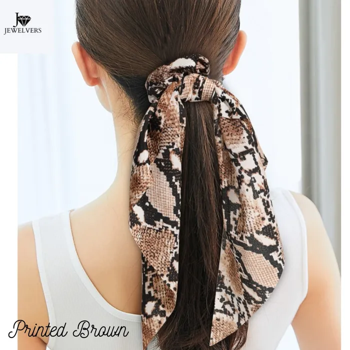 Rings Bow Scrunchie Jewelvers