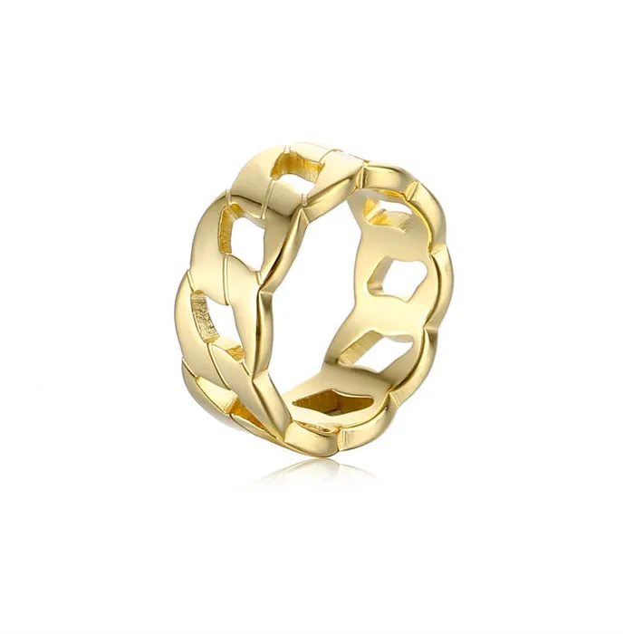 Rings Jewelvers 18k GoldFilled Chain Ring Rings Jewelvers 18k GoldFilled Chain Ring