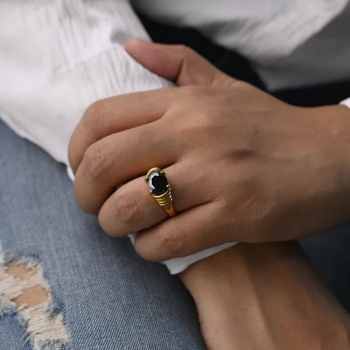 Rings Jewelvers 18K GoldFilled Zircon Ring Noor Ring Rings Jewelvers 18K GoldFilled Zircon Ring Noor Ring