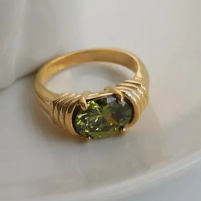 Rings Jewelvers 18K GoldFilled Zircon Ring Noor Ring Rings Jewelvers 18K GoldFilled Zircon Ring Noor Ring
