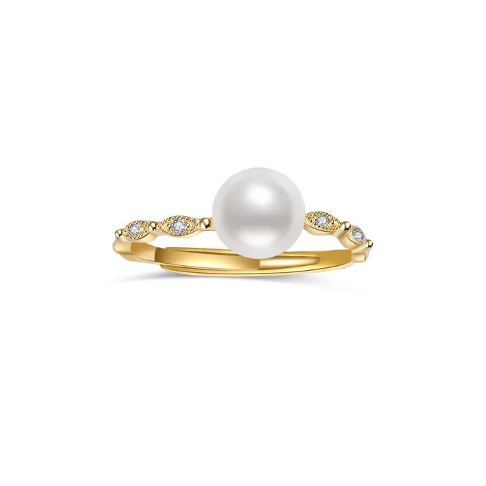 Rings Pearly Lustre New Yorker Freshwater Pearl Ring WR00104