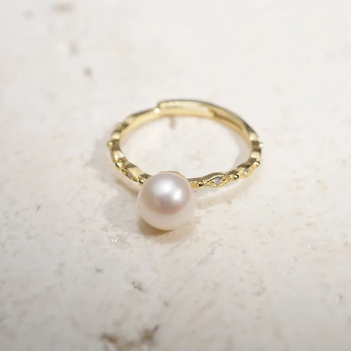 Rings Pearly Lustre New Yorker Freshwater Pearl Ring WR00104