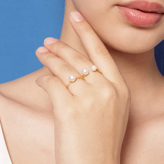 Rings Pearly Lustre New Yorker Freshwater Pearl Ring WR00104