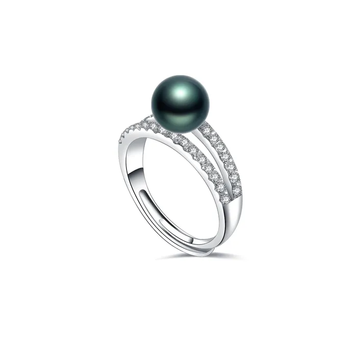 Rings Pearly Lustre New Yorker Tahitian Pearl Ring WR00250
