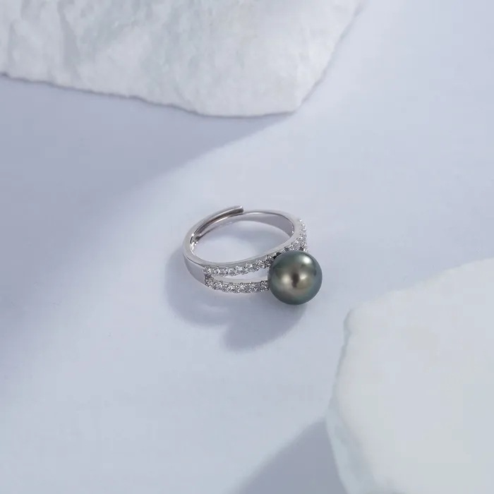 Rings Pearly Lustre New Yorker Tahitian Pearl Ring WR00250
