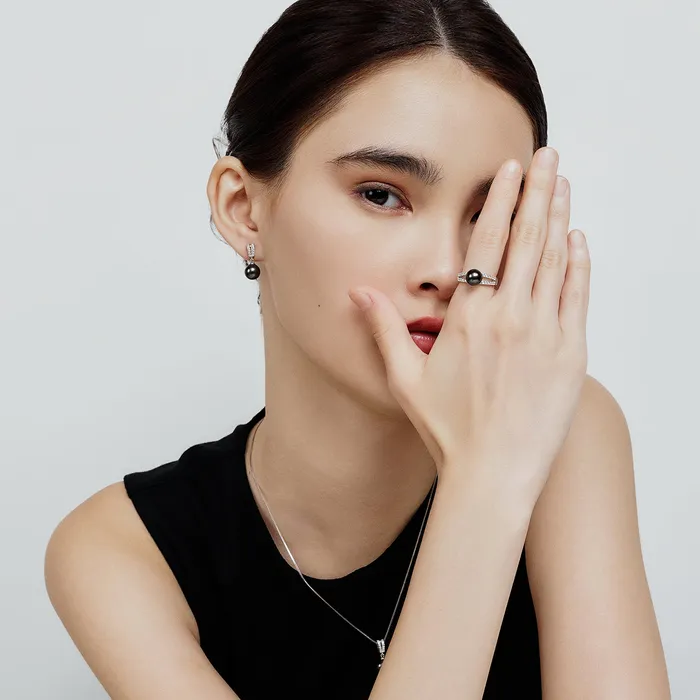 Rings Pearly Lustre New Yorker Tahitian Pearl Ring WR00250