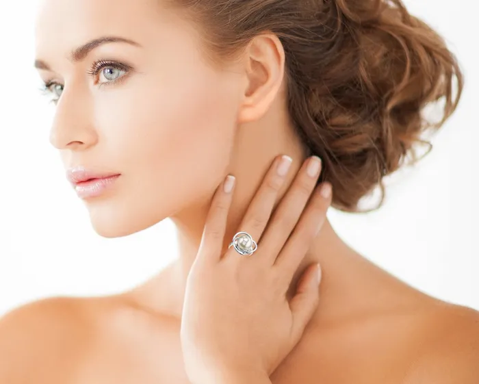 Rings Pink Freshwater Pearl Khilana Ring spt