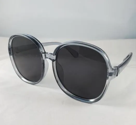 Rings POLLY S446 Gray Frame Black Lens Fashion Sunglasses