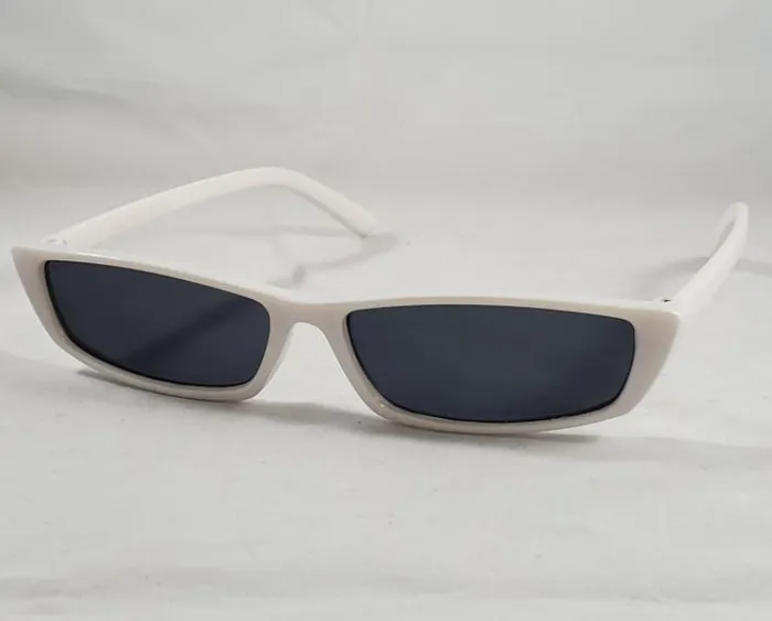 Rings polly S51 White Thin Frame Fashion Sunglasses
