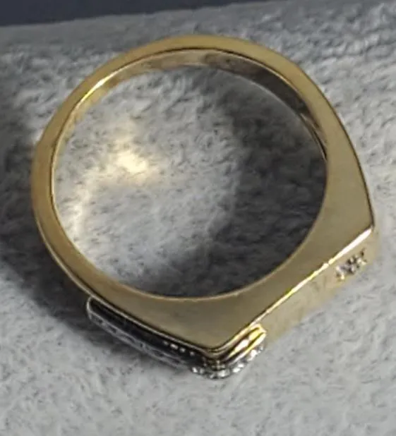 Rings R667 Gold Rhinestone Ring alice