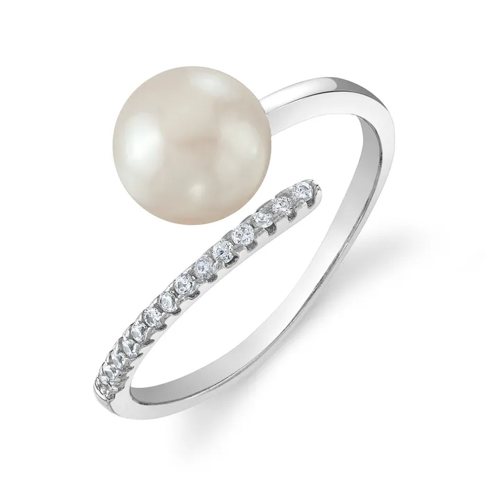 Rings spt Akoya Pearl Diamond Valentina Ring