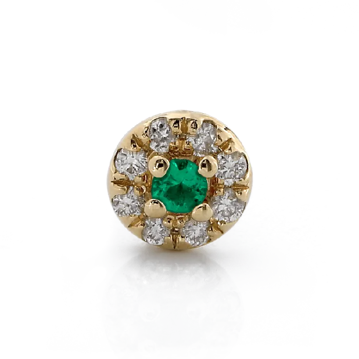 Rings Suzanne Kalan Round with Colored Gemstone Emerald