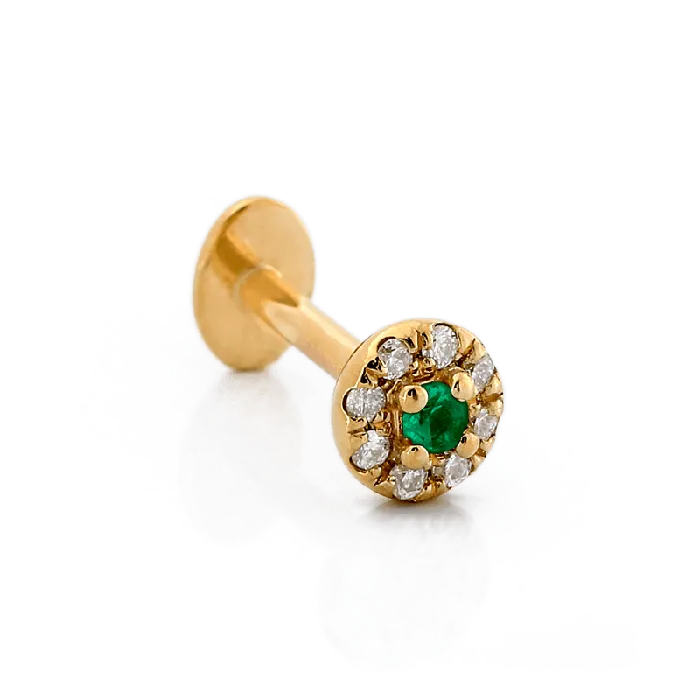 Rings Suzanne Kalan Round with Colored Gemstone Emerald