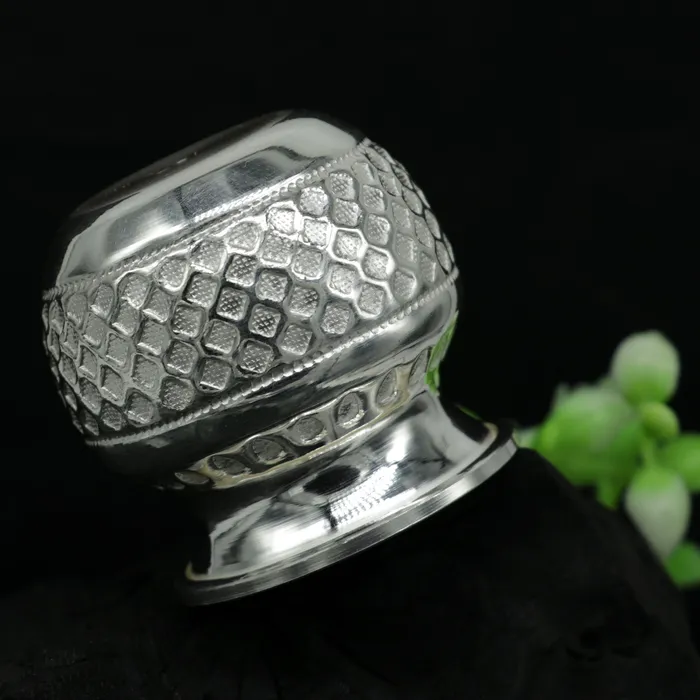 Rings TRIBAL ORNAMENTS 925 sterling silver handmade gorgeous kalash or pot unique special silver puja article water or milk kalas pot from india sv159