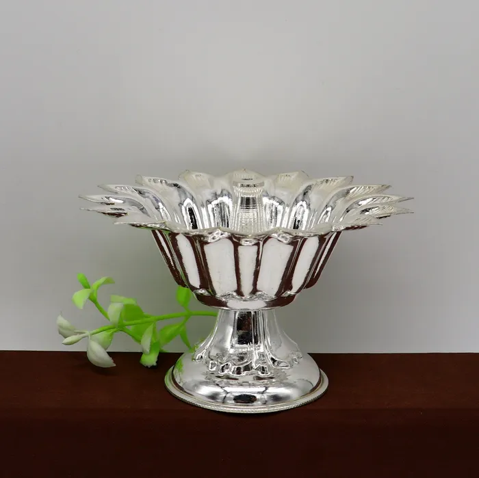 Rings TRIBAL ORNAMENTS 999 pure silver handmade elegant oil lamp silver home temple utensils silver diya deepak silver vessels silver art decorative art su172 Rings TRIBAL ORNAMENTS 999 pure silver handmade elegant oil lamp silver home temple utensils silver diya deepak silver vessels silver art decorative art su172