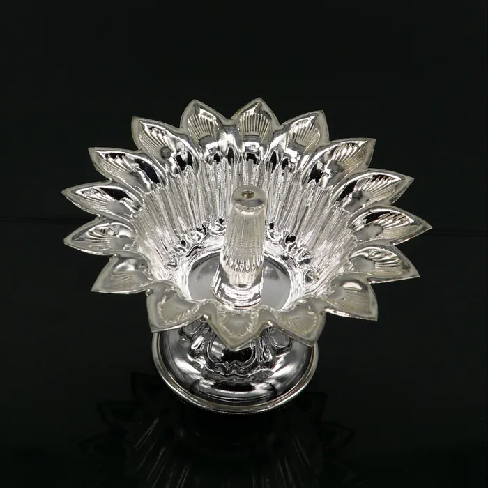 Rings TRIBAL ORNAMENTS 999 pure silver handmade elegant oil lamp silver home temple utensils silver diya deepak silver vessels silver art decorative art su172 Rings TRIBAL ORNAMENTS 999 pure silver handmade elegant oil lamp silver home temple utensils silver diya deepak silver vessels silver art decorative art su172