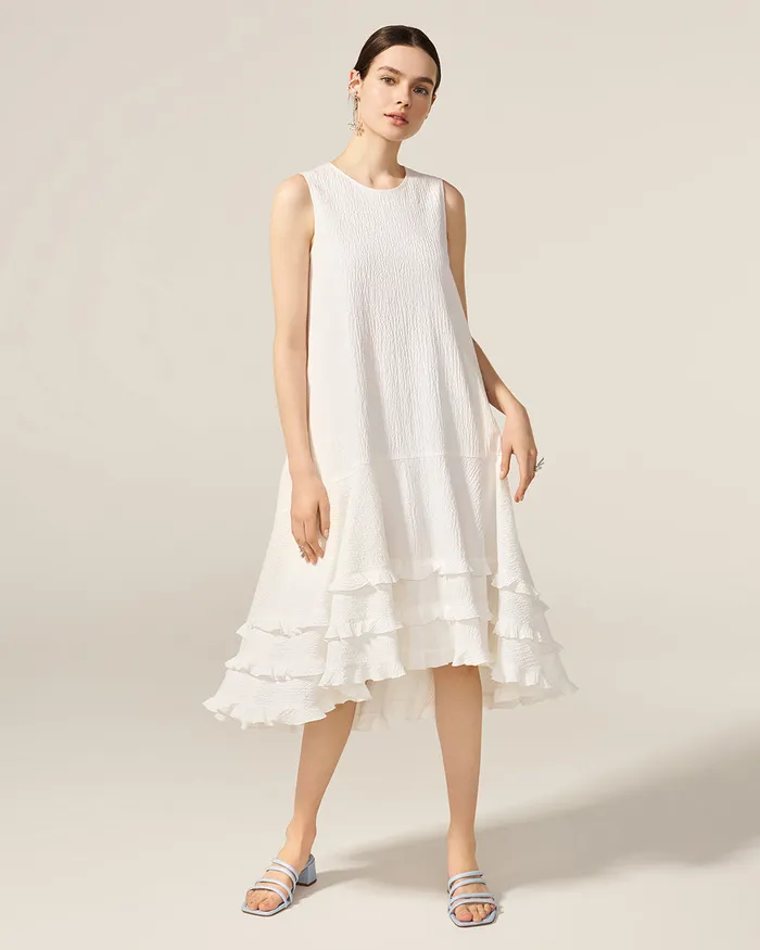 Rings White Jean Dress ADEAM