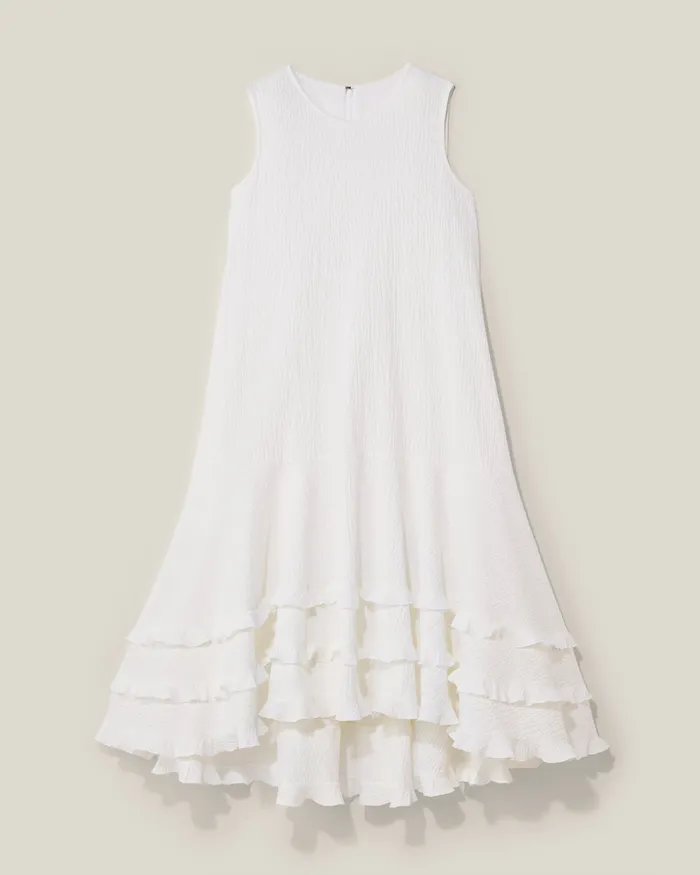 Rings White Jean Dress ADEAM Rings White Jean Dress ADEAM