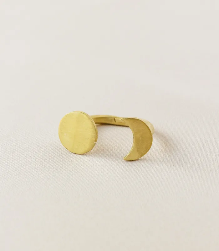 Sesotunawa Rings Sun Moon Bulan Ring