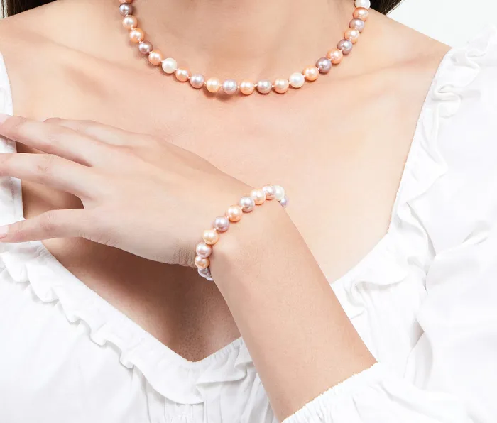 spt 8085mm Multicolor Freshwater Pearl Bracelet AAAA Quality Bracelets