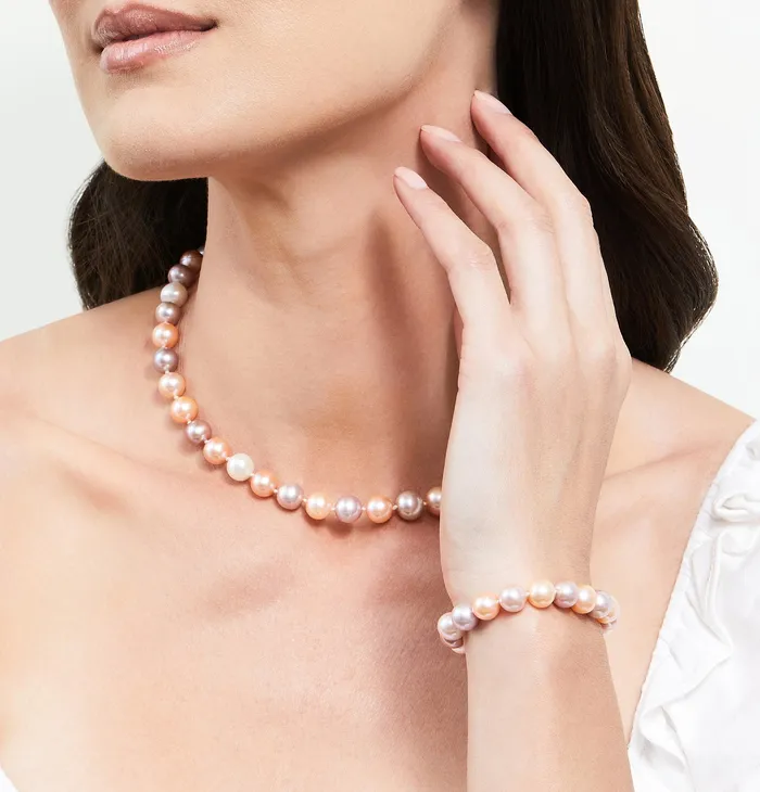 spt 8085mm Multicolor Freshwater Pearl Bracelet AAAA Quality Bracelets