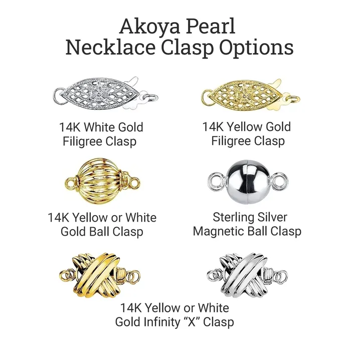 spt Rings White Japanese Akoya Pearl Set 5560mm
