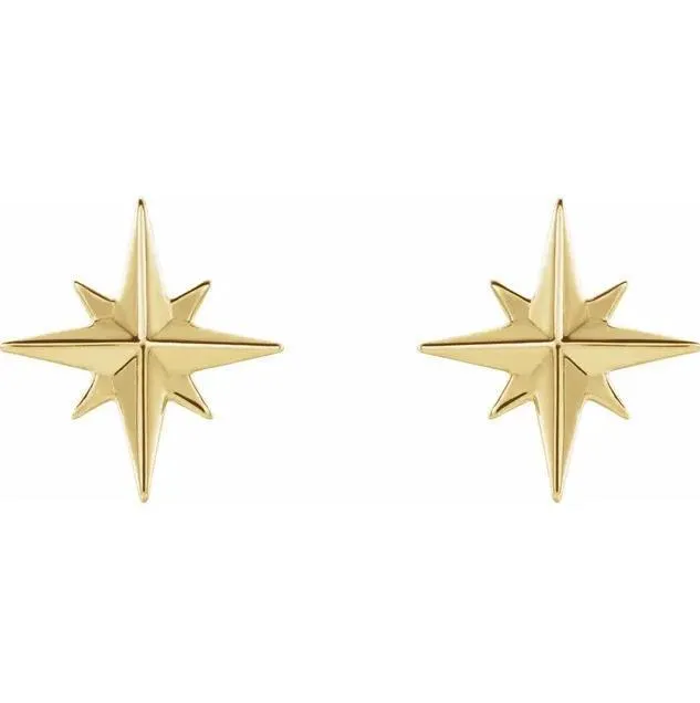 Star Earrings Fire Brilliance Earrings