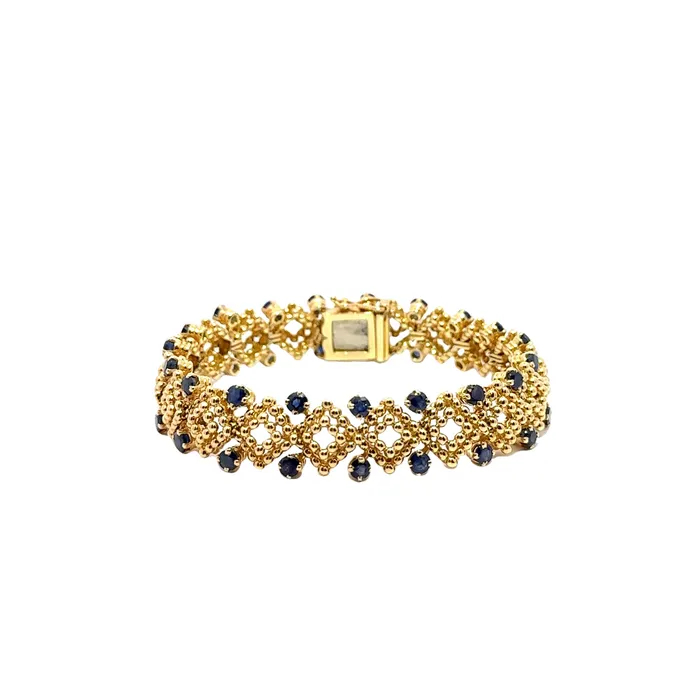 STORE 5a Bracelets PreOwned Blue Sapphire Bracelet