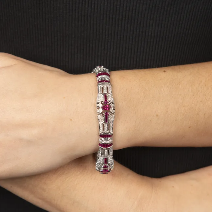 STORE 5a PreOwned Ruby and Diamond Bracelet Bracelets