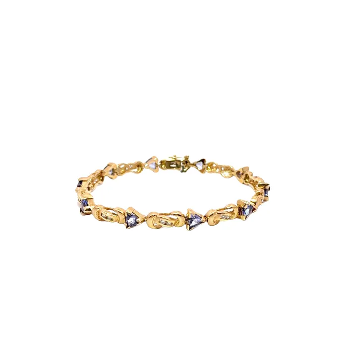 STORE 5a PreOwned Tanzanite and Diamond Bracelet Bracelets