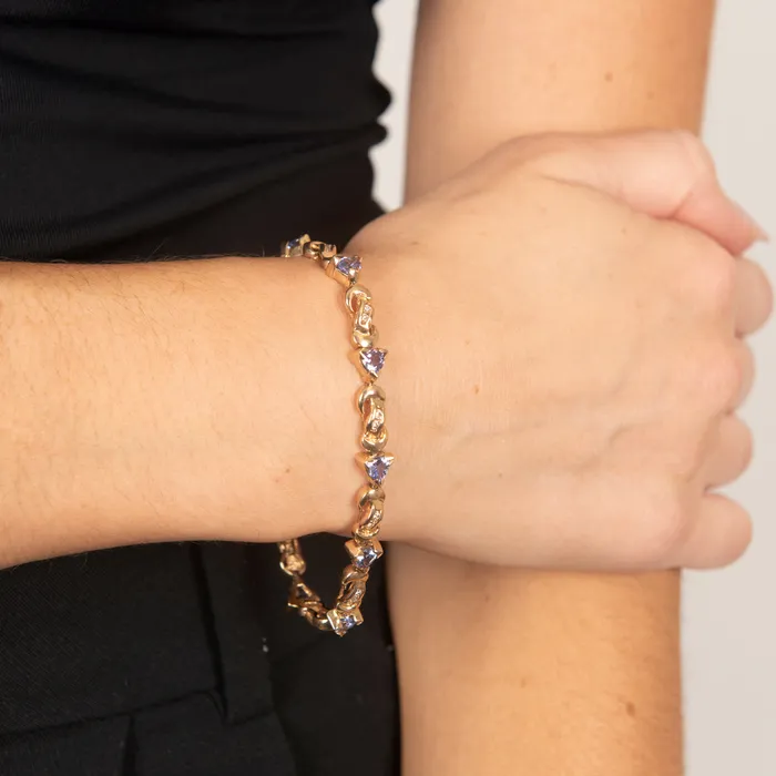 STORE 5a PreOwned Tanzanite and Diamond Bracelet Bracelets