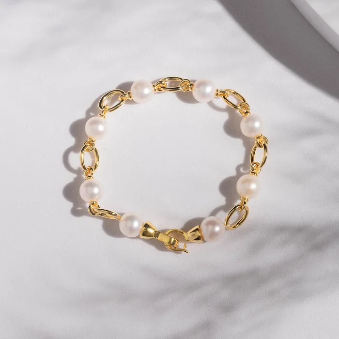 Top Grade Freshwater Pearl Bracelet WB00148 CONNECT Pearly Lustre Bracelets