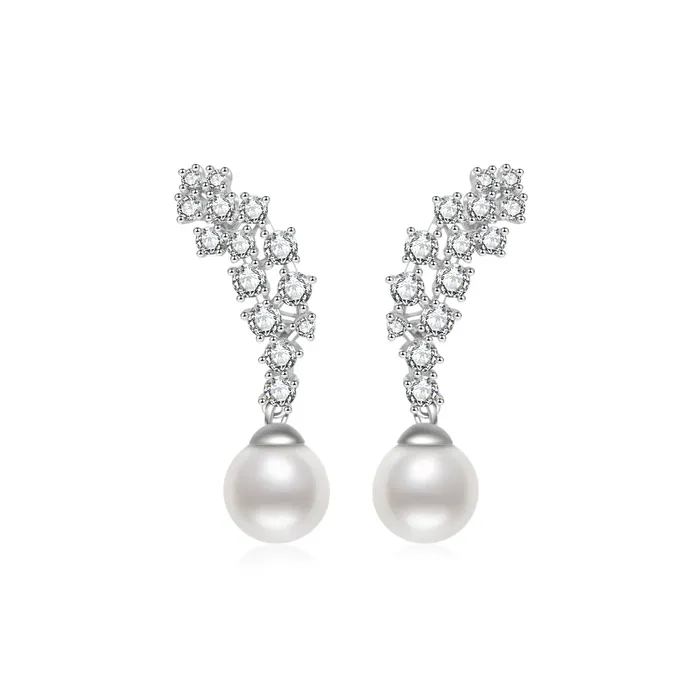 Top Grade Freshwater Pearl Earrings WE00807 CELESTE Pearly Lustre Earrings