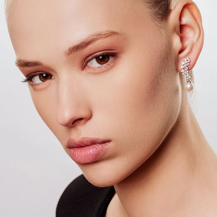 Top Grade Freshwater Pearl Earrings WE00807 CELESTE Pearly Lustre Earrings