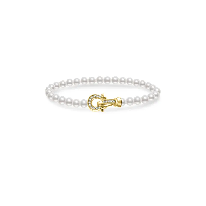 Top Lustre Freshwater Pearl Bracelet WB00198 Pearly Lustre Bracelets