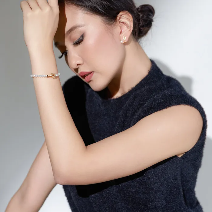 Top Lustre Freshwater Pearl Bracelet WB00198 Pearly Lustre Bracelets