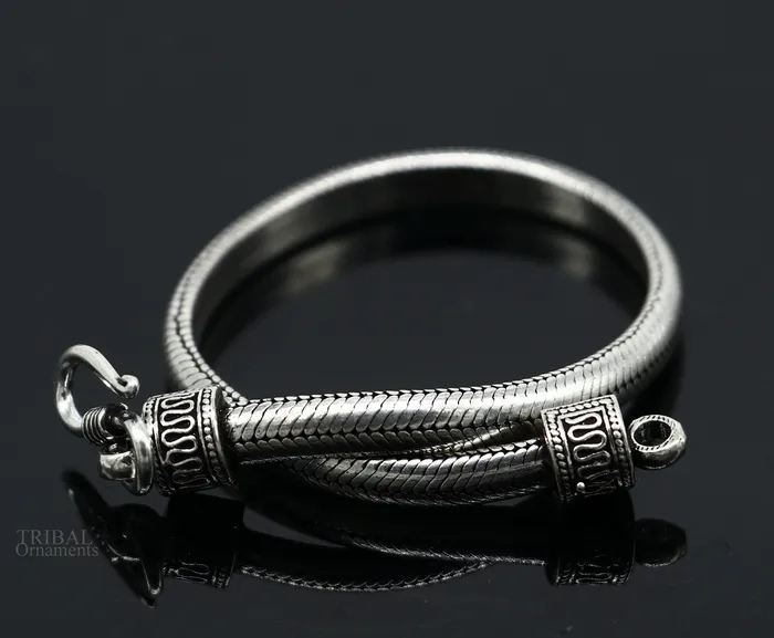 TRIBAL ORNAMENTS Bracelets 5mm 925 sterling silver handmade snake chain bracelet D shape chain bracelet half round snake chain bracelet unisex stylish jewelry sbr259