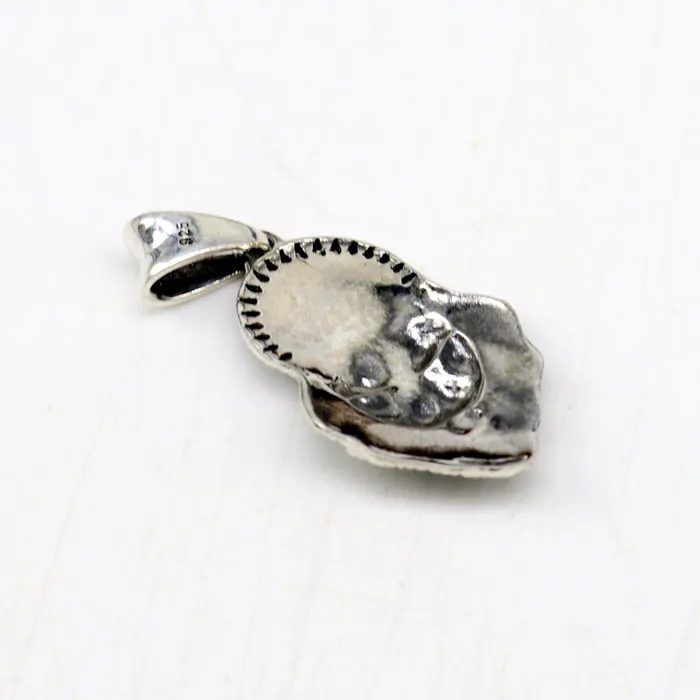 TRIBAL ORNAMENTS Necklaces 925 fine pure silver idol God Vishnu Narsimha pendant stylish customized pendant best gifting locket oxidized pendant necklace nsp425