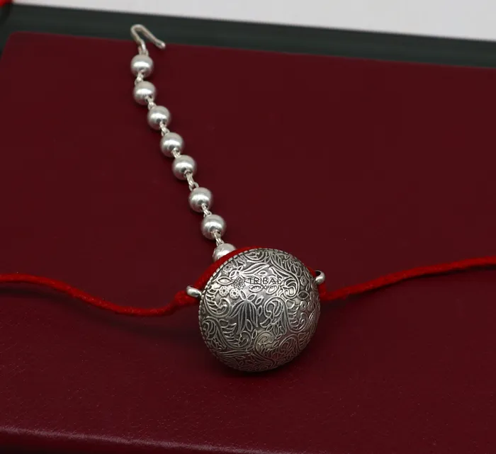 TRIBAL ORNAMENTS Necklaces 925 sterling silver handmade traditional Ethnic Mangtika mangtika is a stunning and elegant piece of hair head jewelry brides gift MT32 TRIBAL ORNAMENTS Necklaces 925 sterling silver handmade traditional Ethnic Mangtika mangtika is a stunning and elegant piece of hair head jewelry brides gift MT32