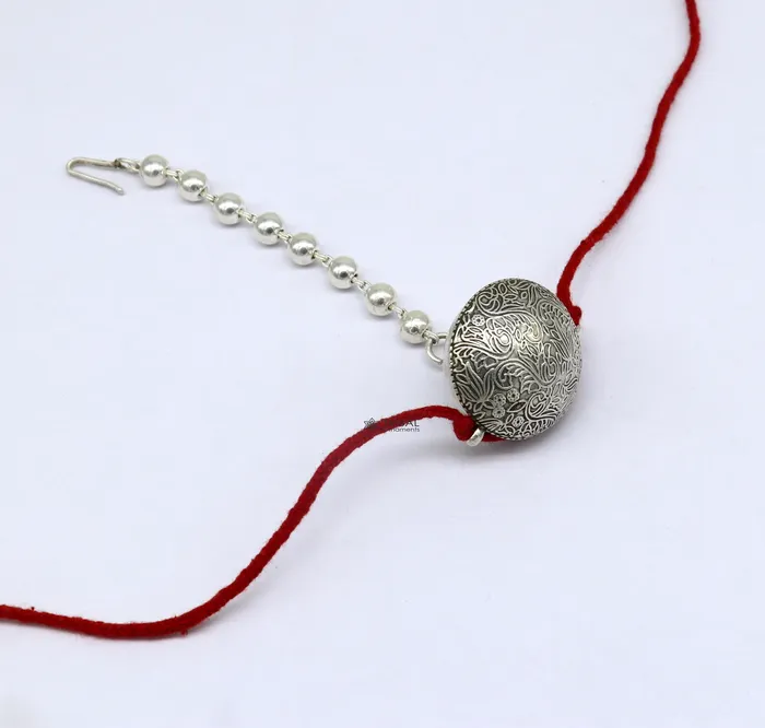 TRIBAL ORNAMENTS Necklaces 925 sterling silver handmade traditional Ethnic Mangtika mangtika is a stunning and elegant piece of hair head jewelry brides gift MT32 TRIBAL ORNAMENTS Necklaces 925 sterling silver handmade traditional Ethnic Mangtika mangtika is a stunning and elegant piece of hair head jewelry brides gift MT32