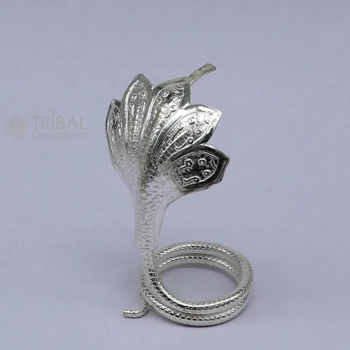 TRIBAL ORNAMENTS Necklaces 925 sterling silver solid divine panchmukhi Sheshnag wonderful shiva snake amazing puja articles or utensils for home or temple su1165 TRIBAL ORNAMENTS Necklaces 925 sterling silver solid divine panchmukhi Sheshnag wonderful shiva snake amazing puja articles or utensils for home or temple su1165