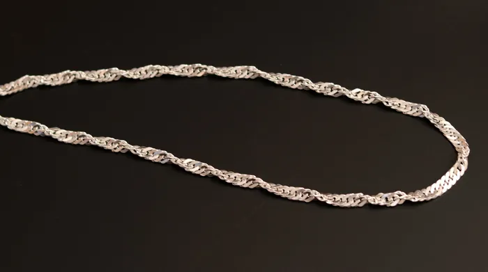 TRIBAL ORNAMENTS Necklaces Handmade sterling silver twisted design solid 24 inches long chain necklace for unisex amazing stylish gorgeous gifting necklace ch73 TRIBAL ORNAMENTS Necklaces Handmade sterling silver twisted design solid 24 inches long chain necklace for unisex amazing stylish gorgeous gifting necklace ch73