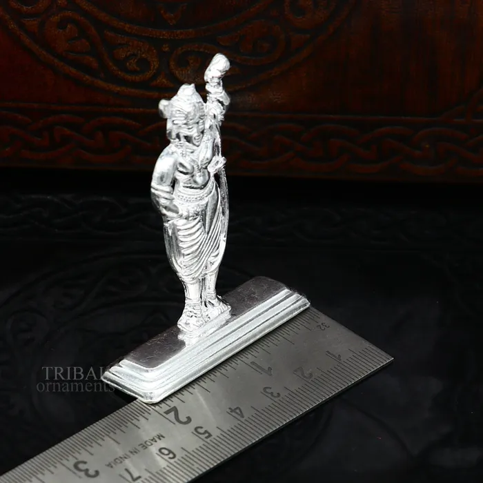 TRIBAL ORNAMENTS Necklaces Silver lord krishna narayan avtar shri Nathji statue figurine solid silver article best gift for dcor your car front for blessing art455