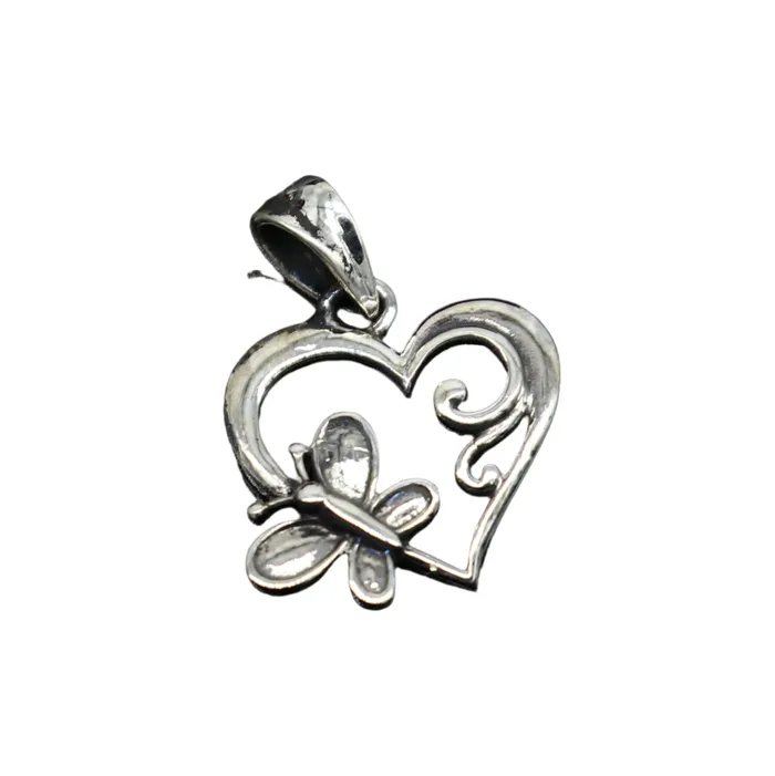 TRIBAL ORNAMENTS Necklaces solid 925 sterling silver heart pendant excellent unique design stylish unisex personalized gift pendant jewelry ssp1690