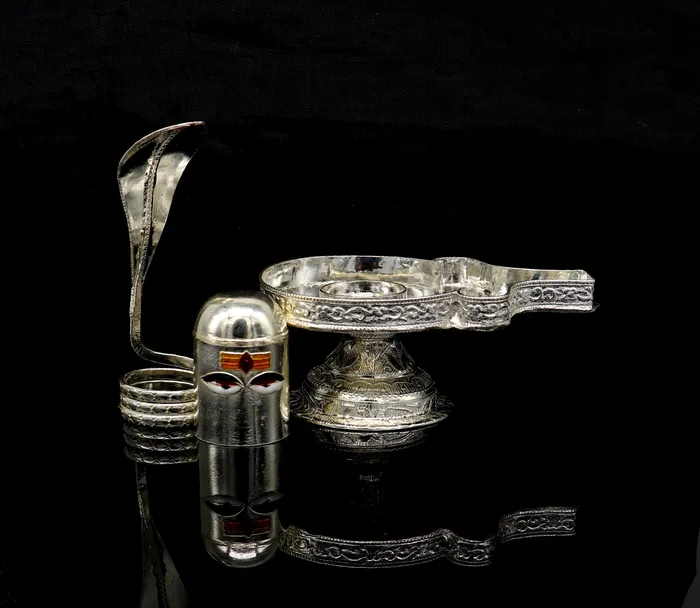 TRIBAL ORNAMENTS Rings 4 925 sterling silver handcrafted Lord shivaLinga Stand silver utensil silver puja temple art shiva lingam stand with serpent su162 TRIBAL ORNAMENTS Rings 4 925 sterling silver handcrafted Lord shivaLinga Stand silver utensil silver puja temple art shiva lingam stand with serpent su162