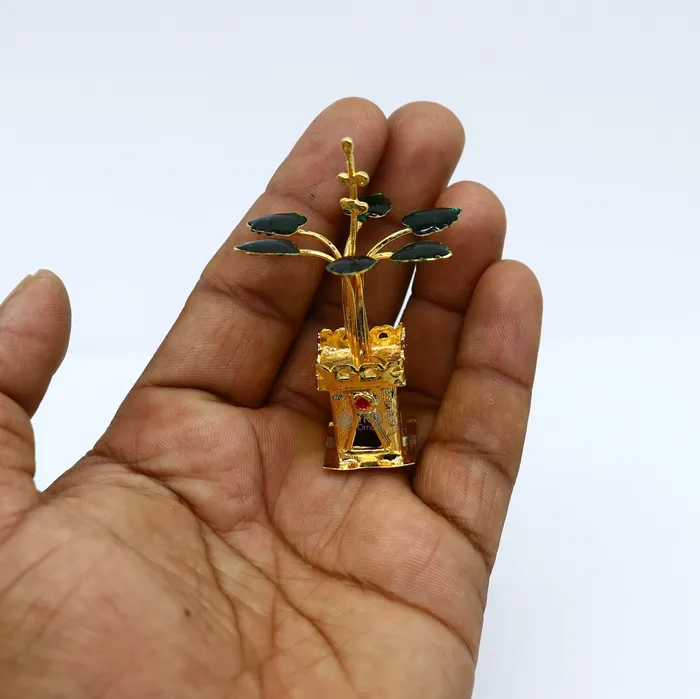 TRIBAL ORNAMENTS Rings 925 sterling silver handmade mini tulsi plant basil rosary plant for puja temple article excellent silver worshiping article su1137 TRIBAL ORNAMENTS Rings 925 sterling silver handmade mini tulsi plant basil rosary plant for puja temple article excellent silver worshiping article su1137